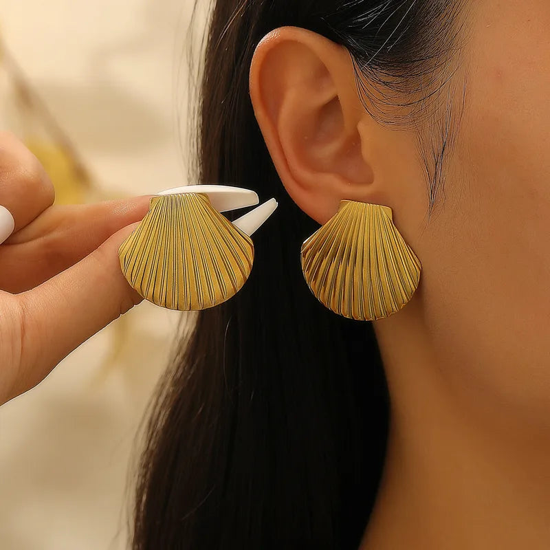 Nerina Shell Studs - view 2