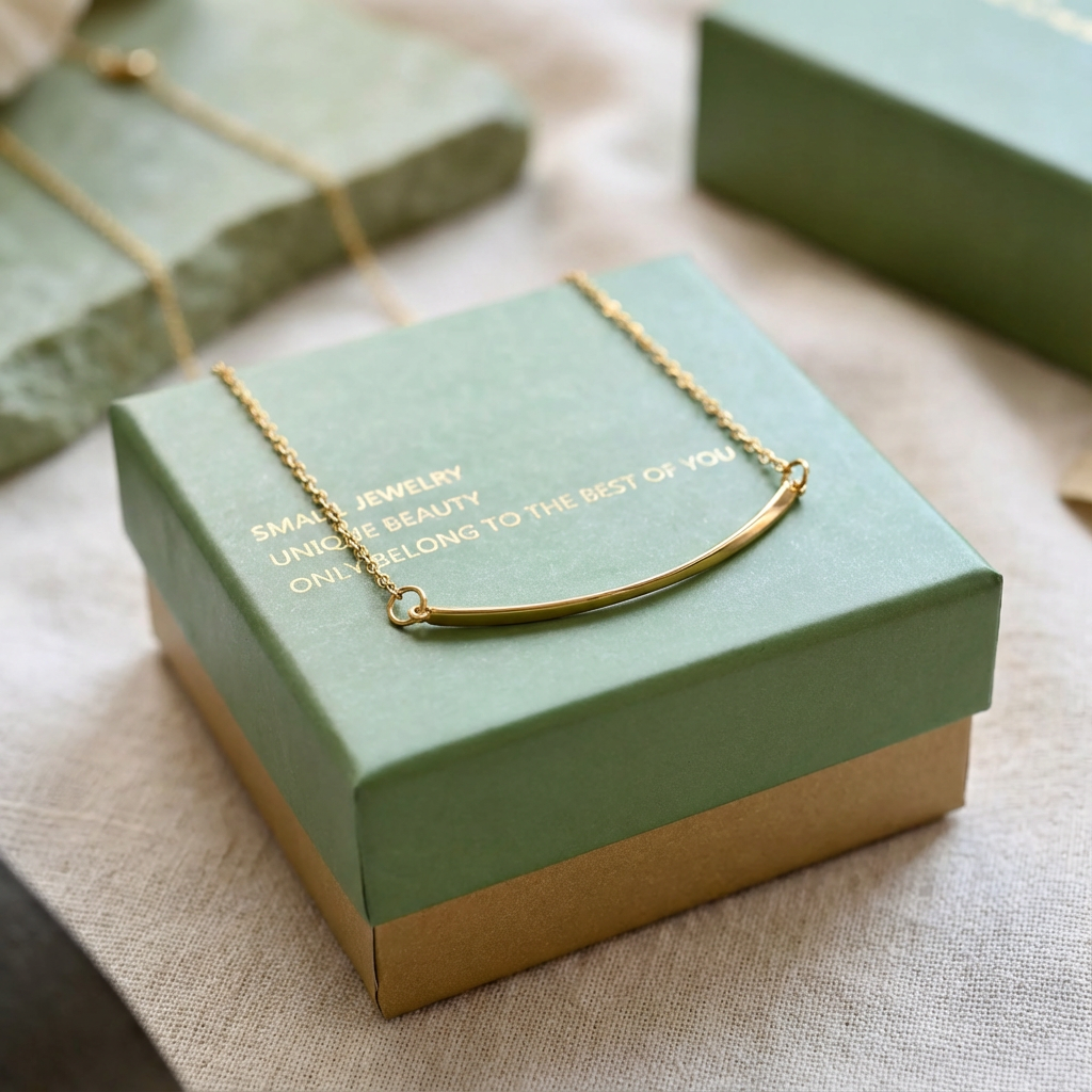 Thea Arc Bar Necklace - view 4
