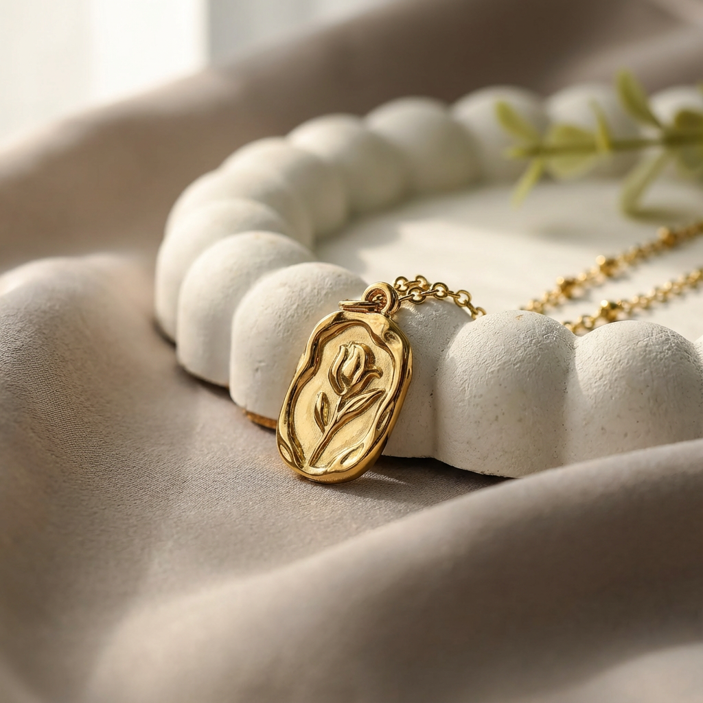 Posy Wax Seal Necklace - view 3