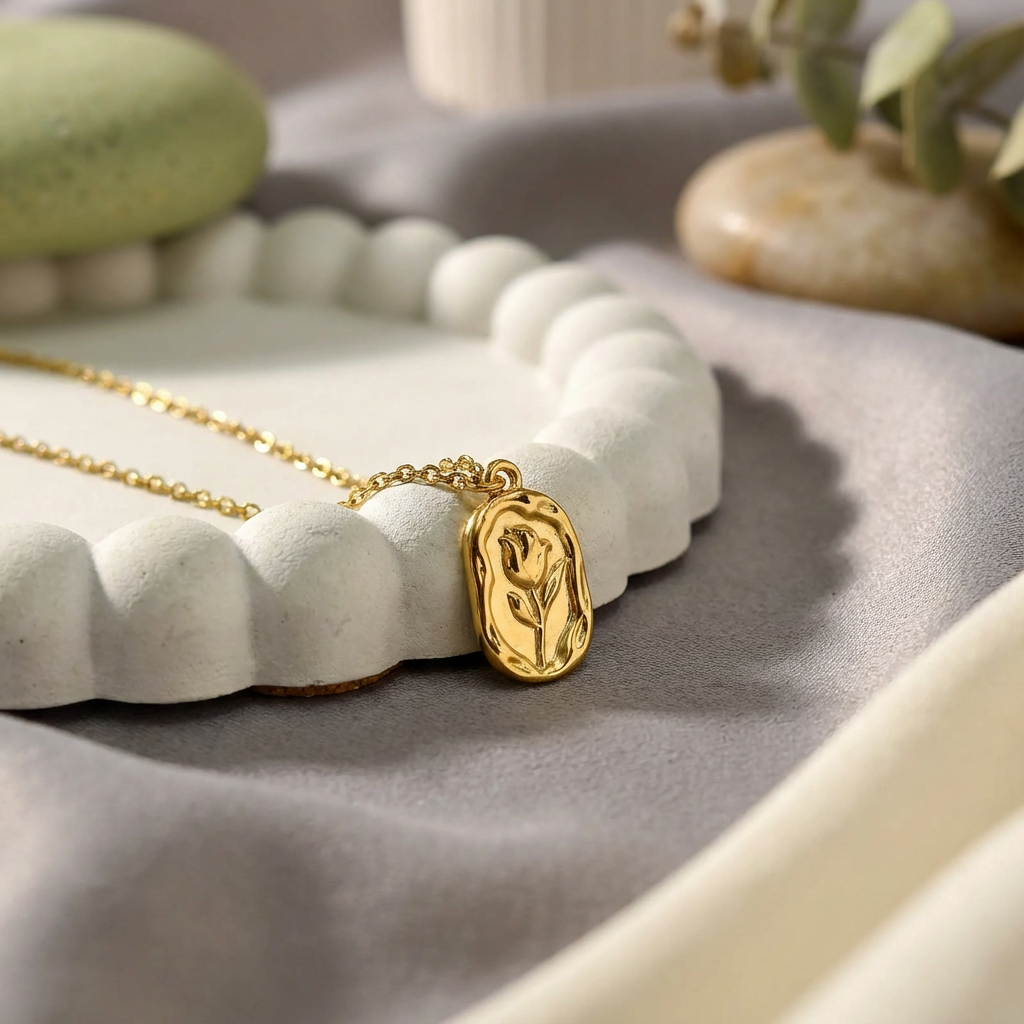 Posy Wax Seal Necklace - view 2