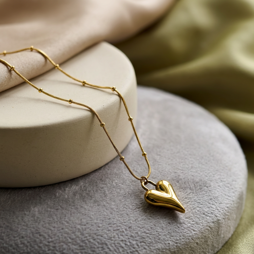 Cleo Heart Pendant Necklace - view 2