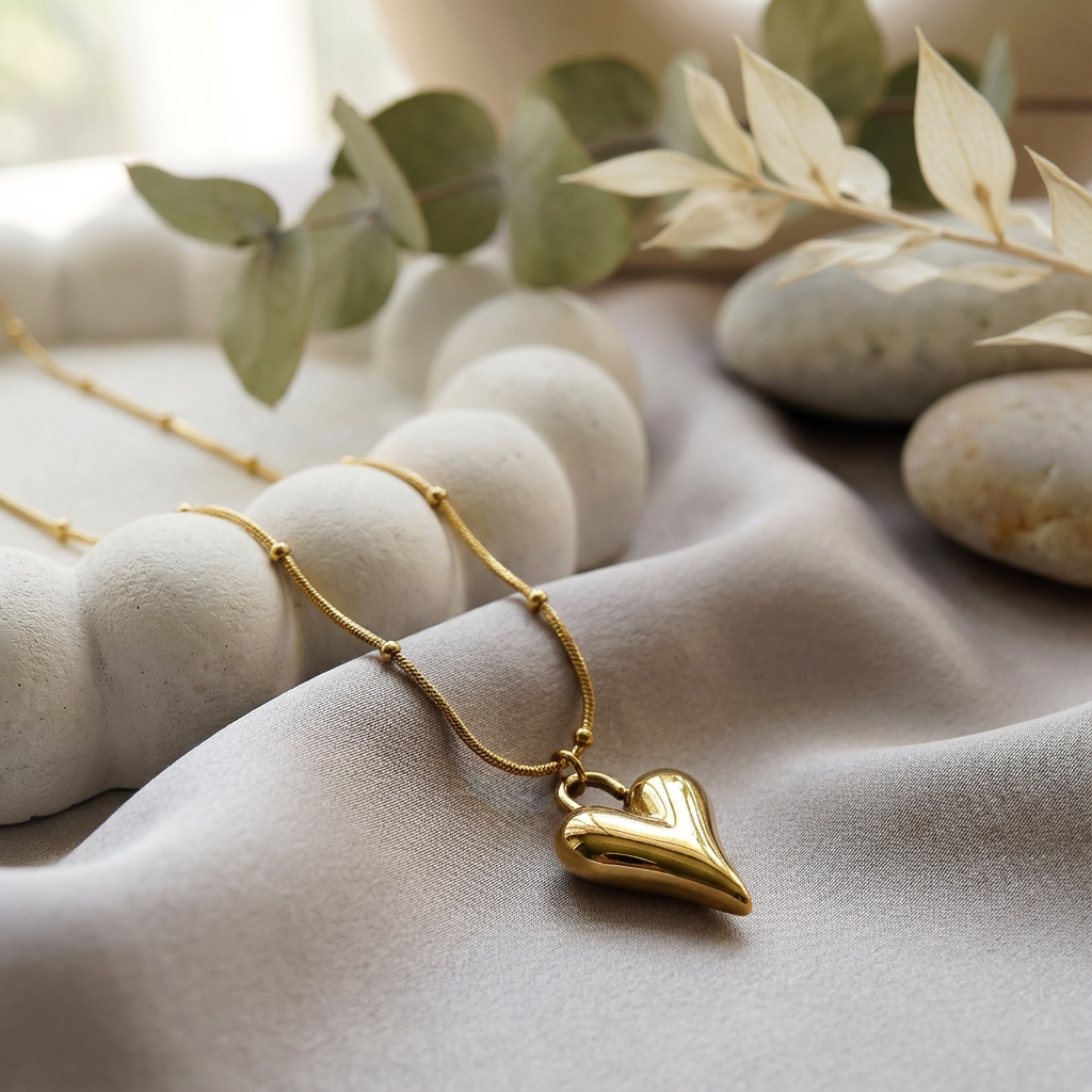 Cleo Heart Pendant Necklace - view 3
