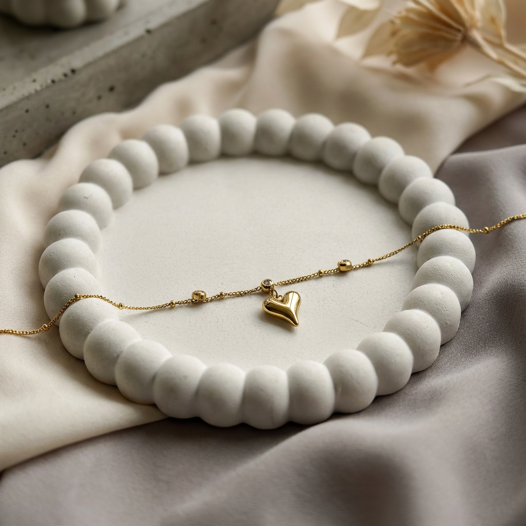 Cleo Heart Charm Bracelet - view 2