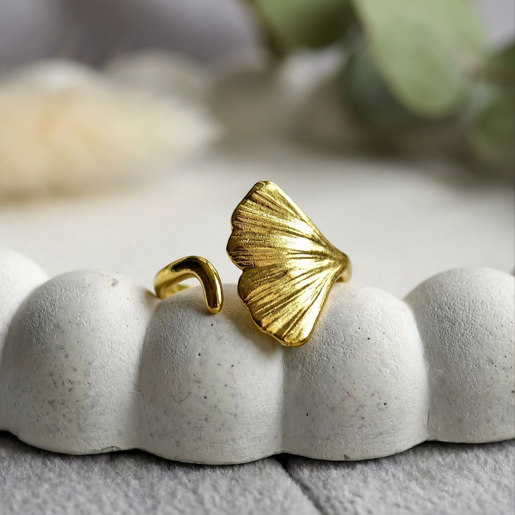Wren Ginkgo Ring - view 2