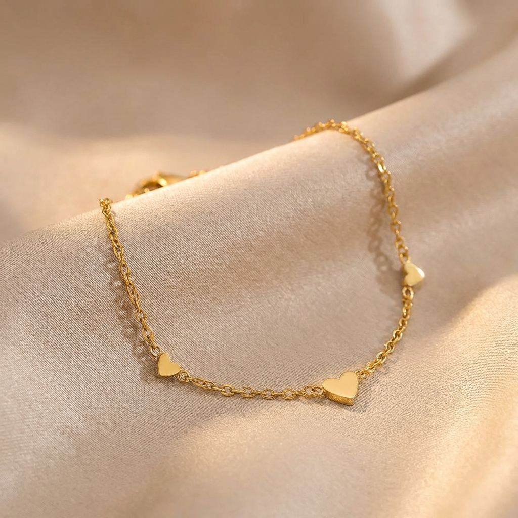 Tia Three Hearts Bracelet - view 3