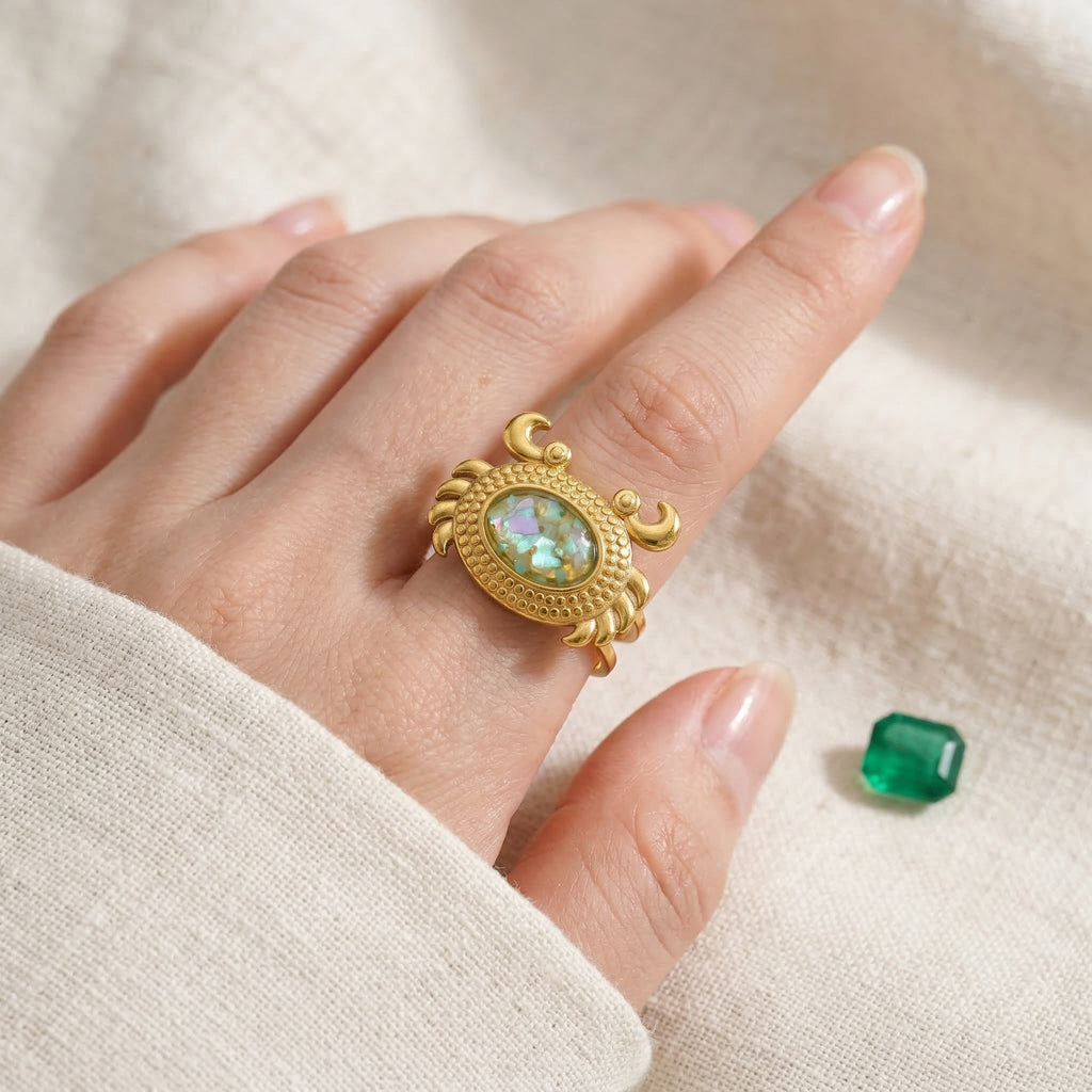 Rio Crab Open Ring - view 2