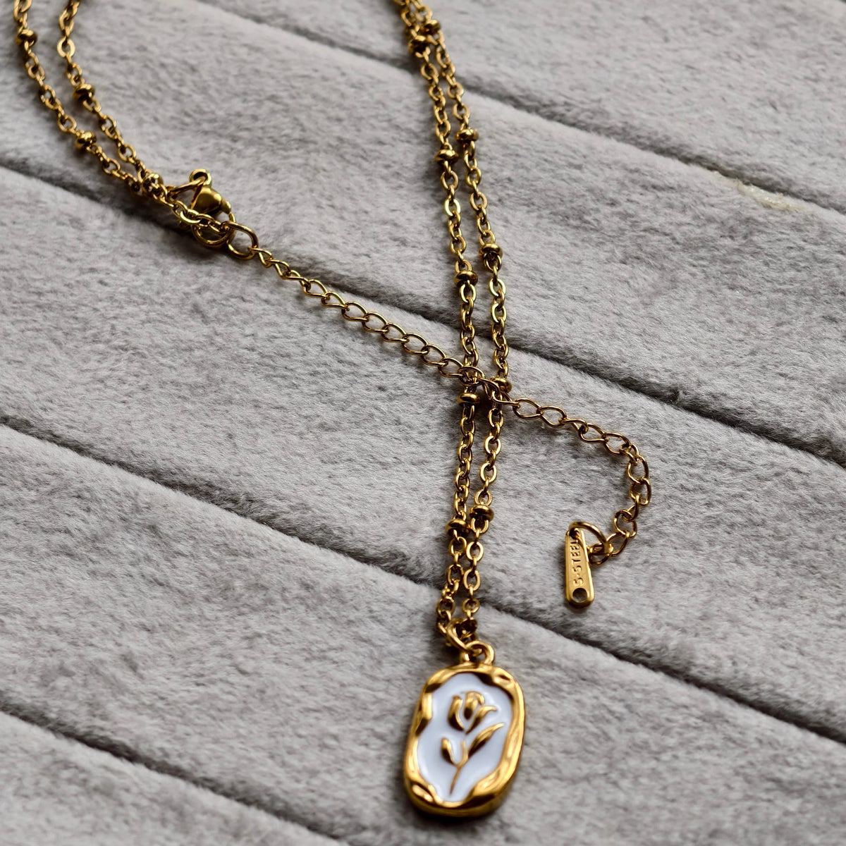 Gaia Flower Medallion Necklace - view 5