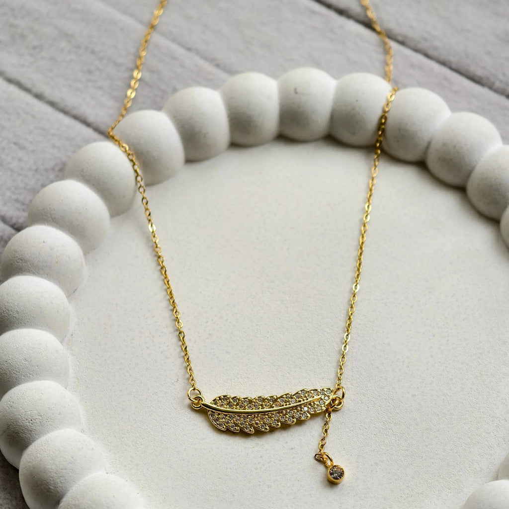 Laurel Leaf Pendant Necklace - view 4