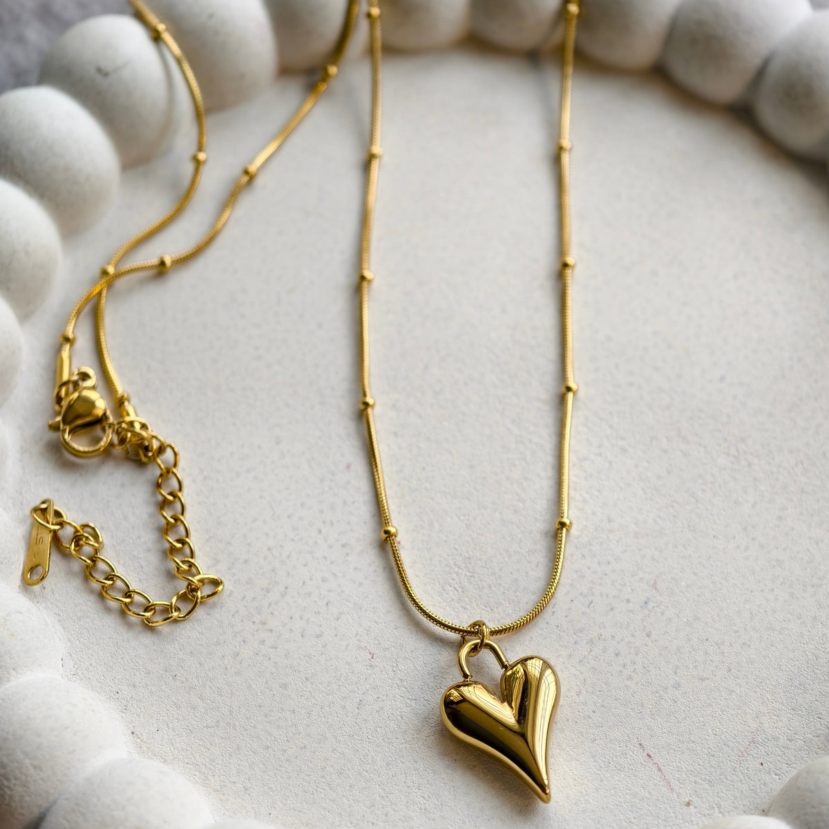 Cleo Heart Pendant Necklace - view 4