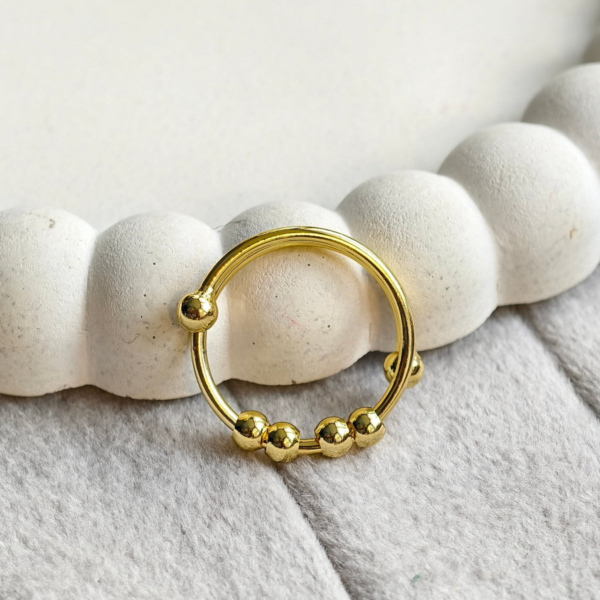 Pia Double Bead Ring - view 3