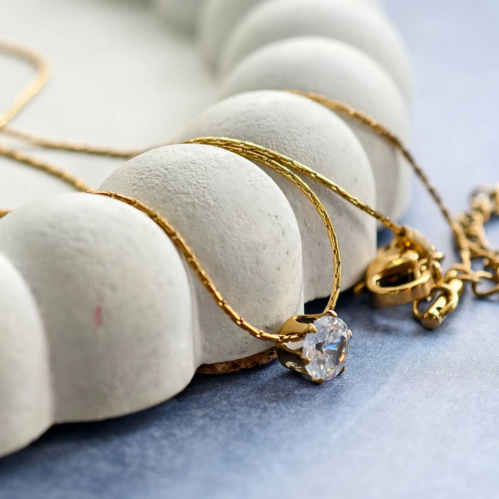 Astra Solitaire Necklace - view 4