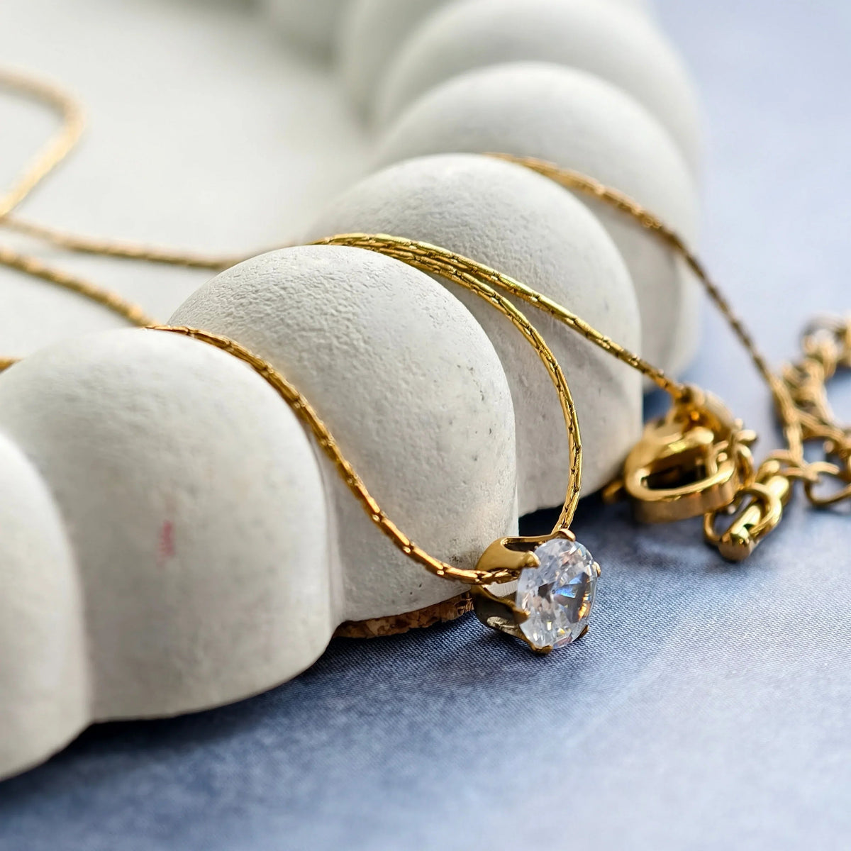 Astra Solitaire Necklace - view 4