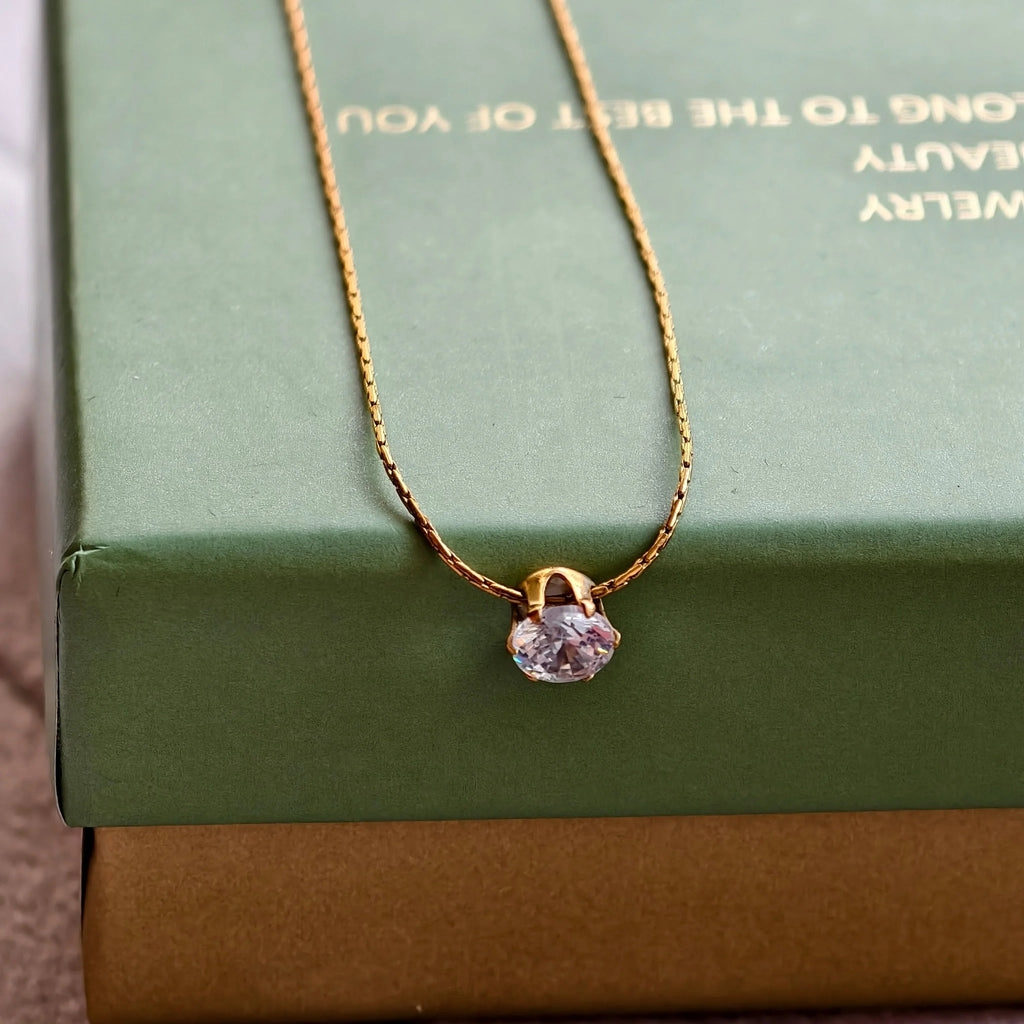Astra Solitaire Necklace - view 6