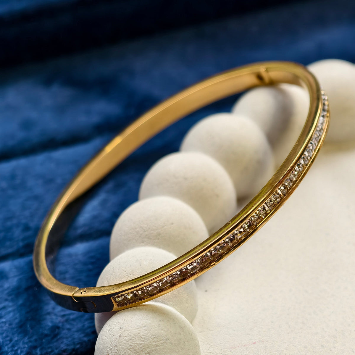 Sana Crystal Line Bangle - view 5