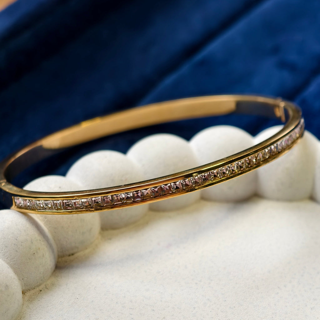 Sana Crystal Line Bangle - view 6