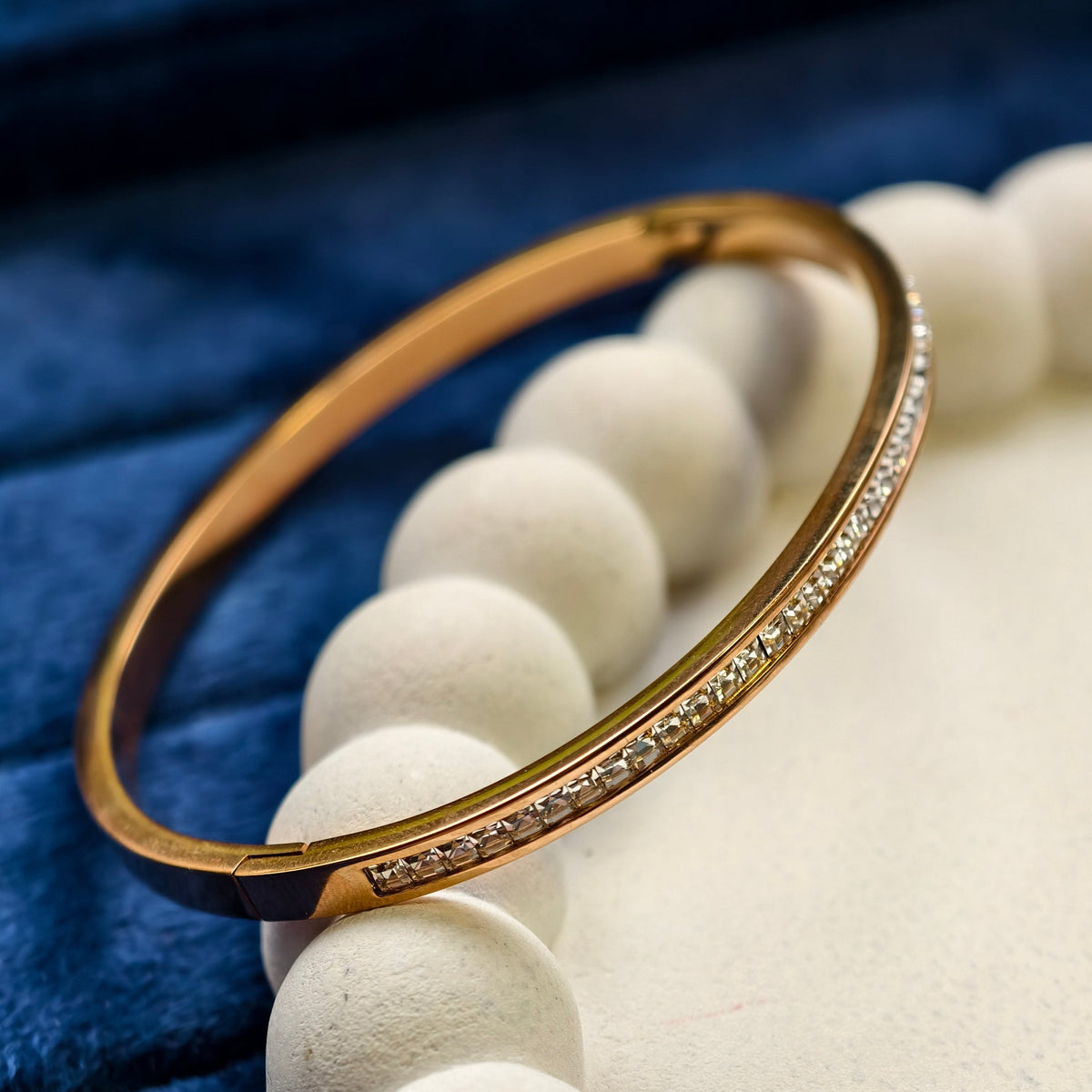 Sana Crystal Line Bangle - view 9