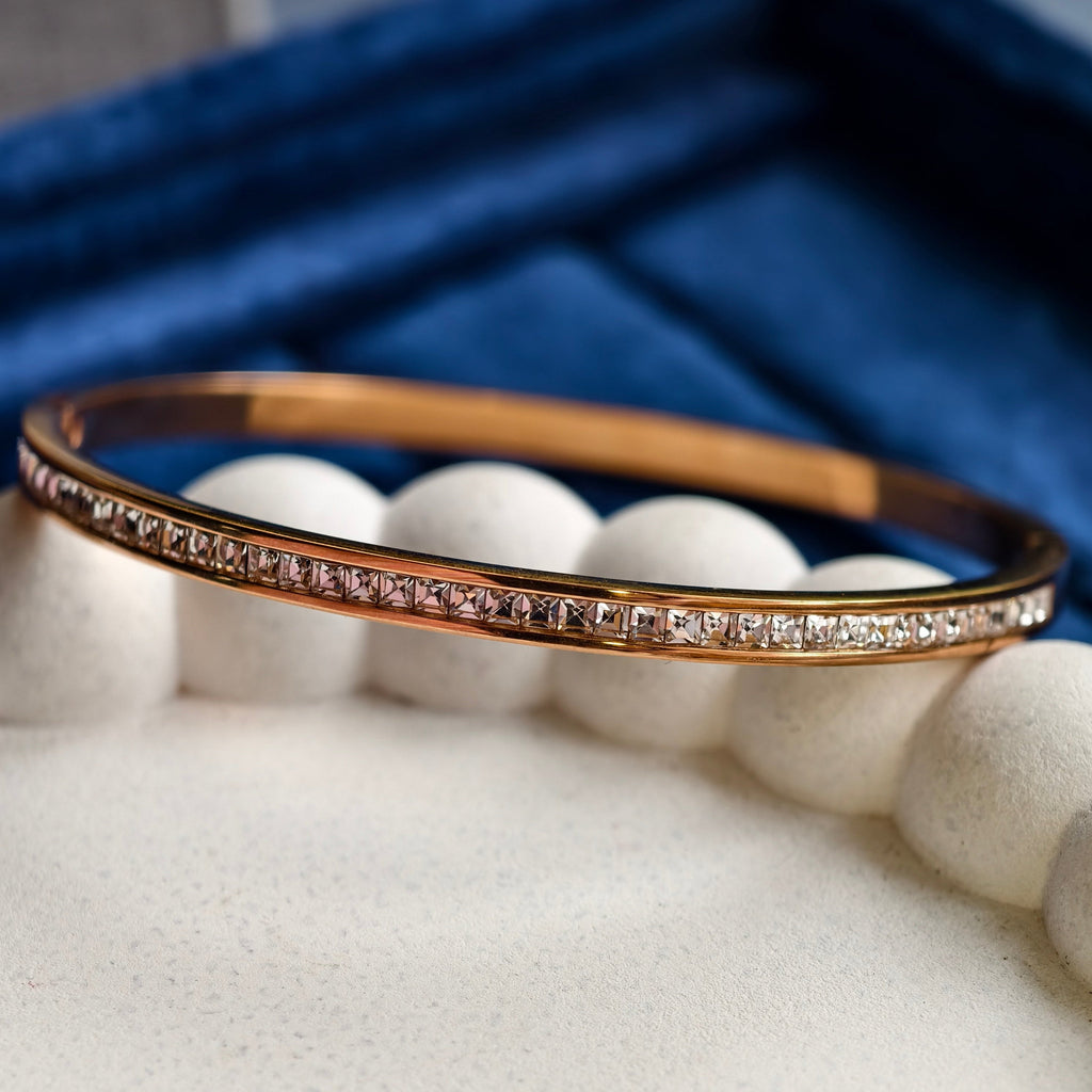 Sana Crystal Line Bangle - view 8