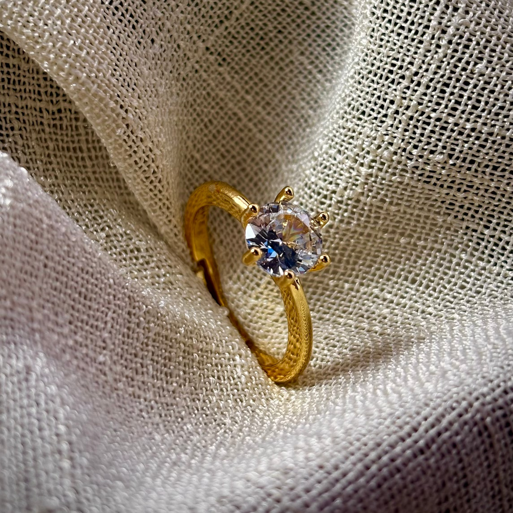Navya Zircon Solitaire Ring - view 4