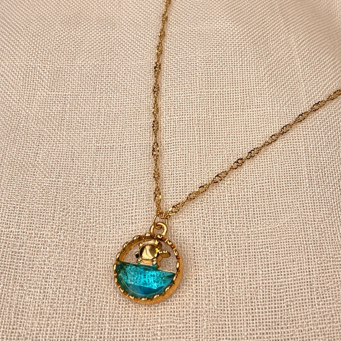 Nami Turtle Pendant Necklace - view 4