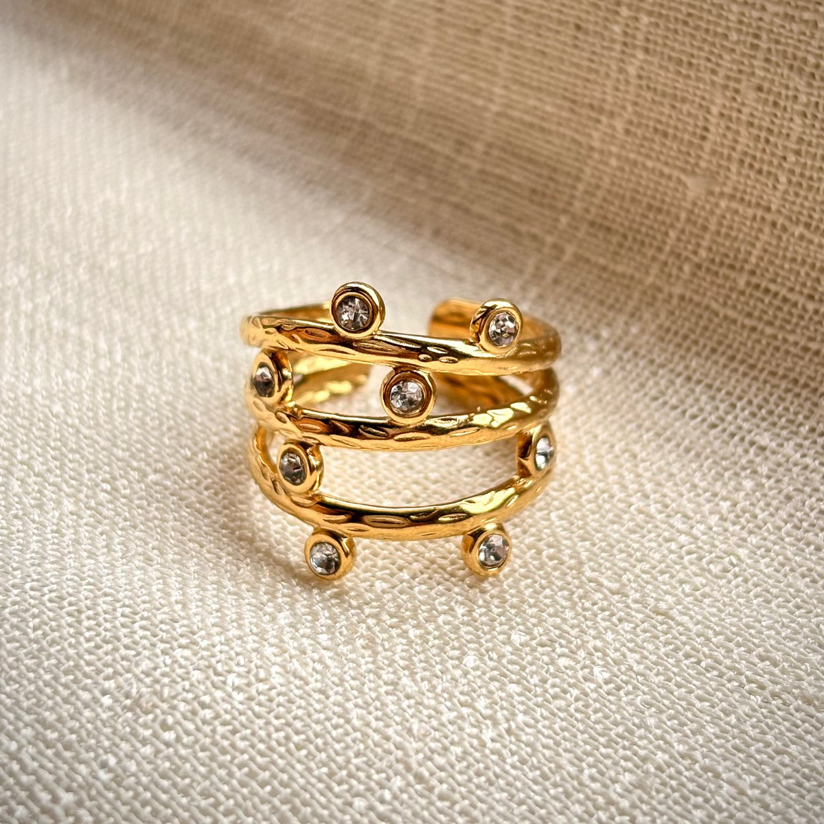 Naina Zircon Open Ring - view 4