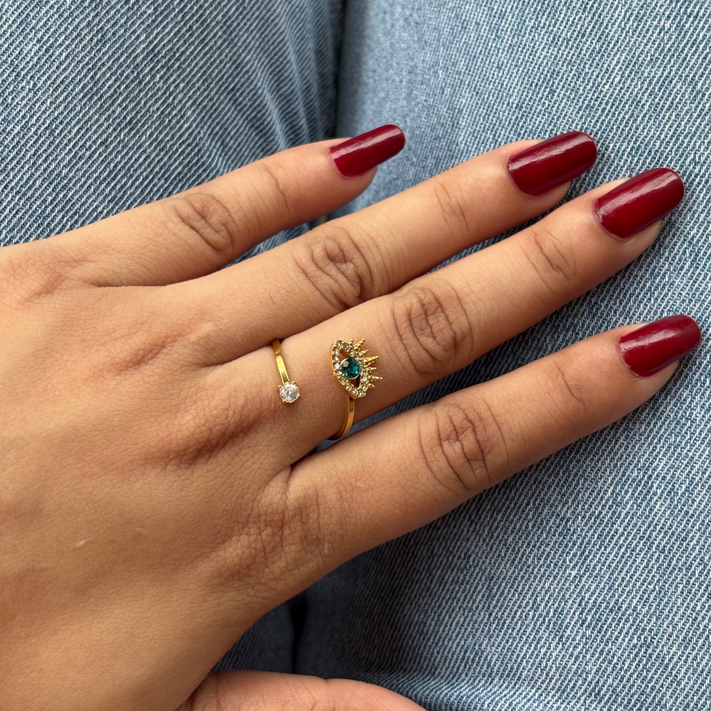 Zoya Evil Eye Ring - view 3