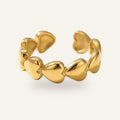 Amour Puffed Heart Ring