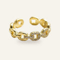 Aria Pavé Link Ring
