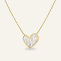 Aura Pearly Heart Necklace