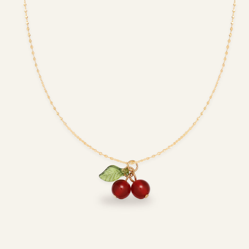 Bella Cherry Pendant Necklace