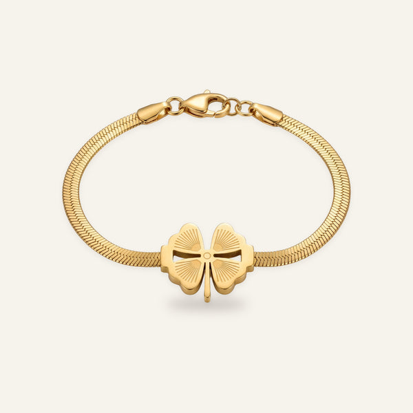 Bhagya Clover Snake Bracelet