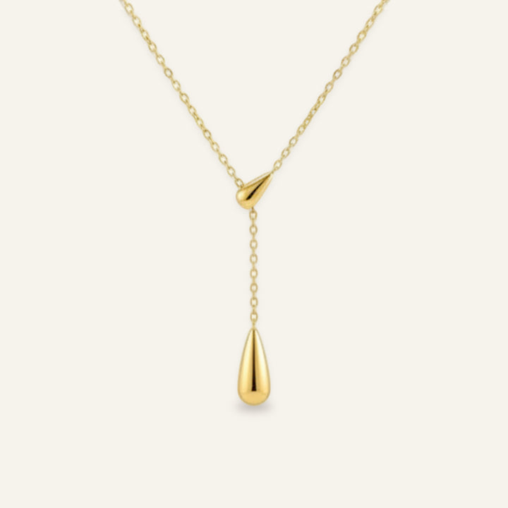 Dew Drop Lariat Necklace