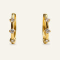 Elara Pavé Mini Hoops