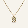 Gaia Flower Medallion Necklace