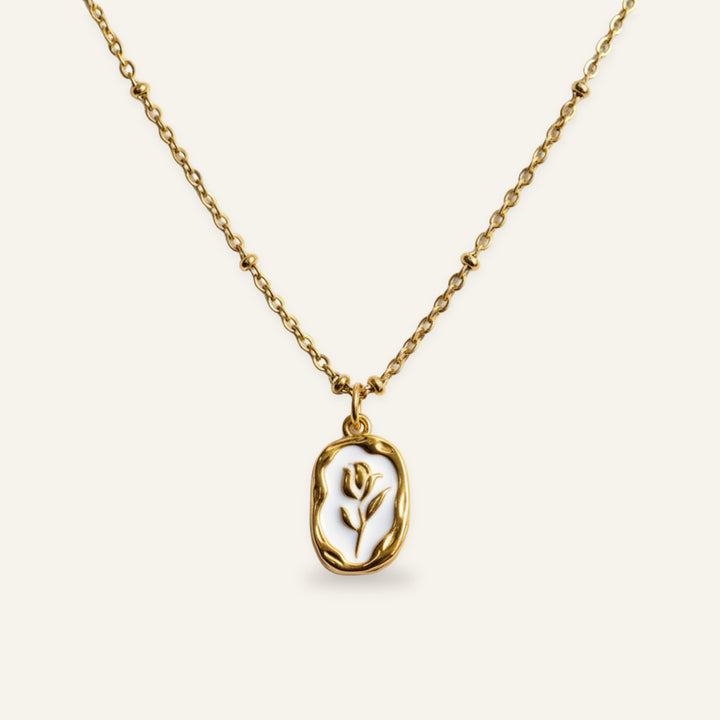 Gaia Flower Medallion Necklace