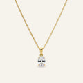 Ishani Oval Zircon Necklace
