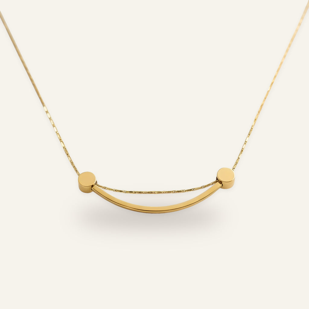 Joy Curved Bar Necklace