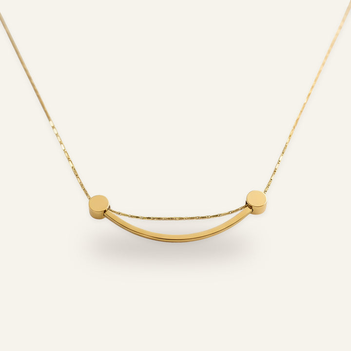 Joy Curved Bar Necklace