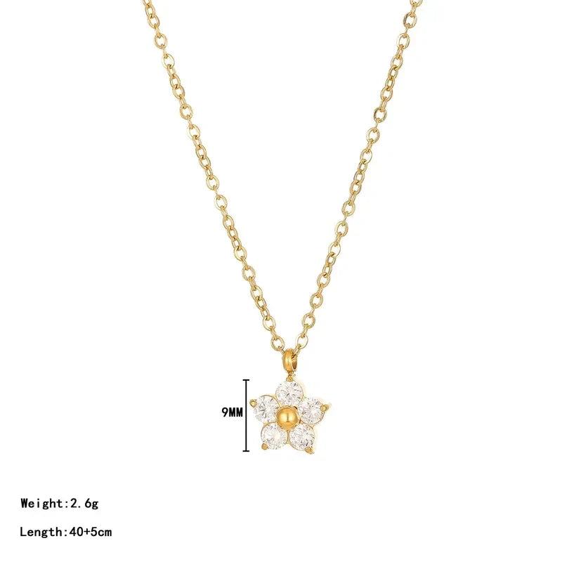 Juhi Flower Pendant Necklace - view 5