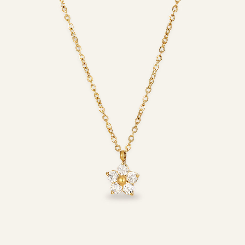 Juhi Flower Pendant Necklace