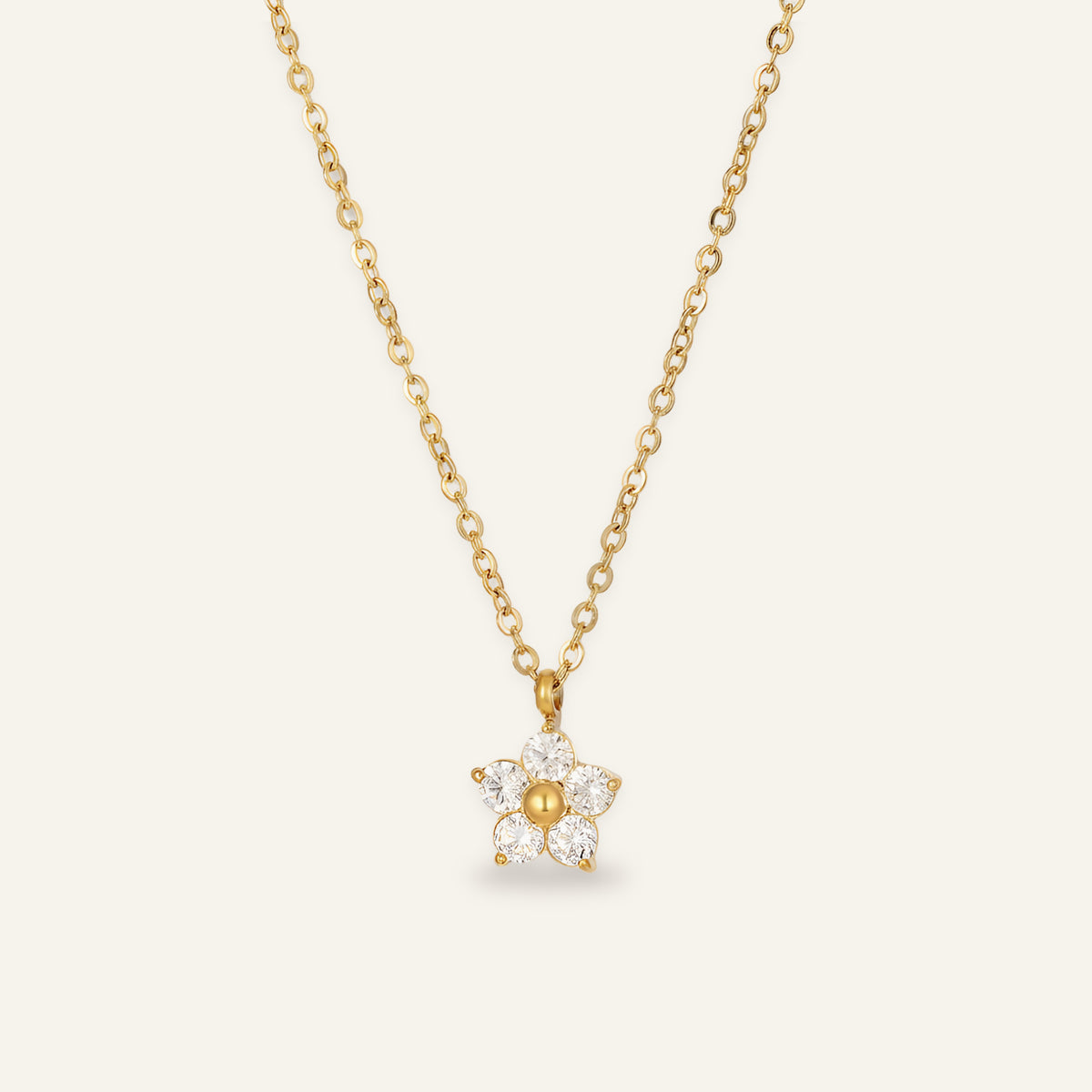 Juhi Flower Pendant Necklace