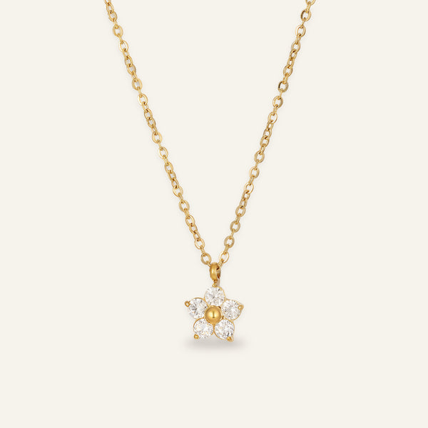 Juhi Flower Pendant Necklace
