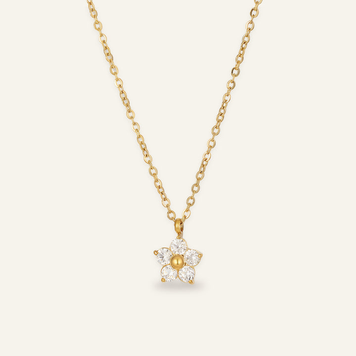 Juhi Flower Pendant Necklace