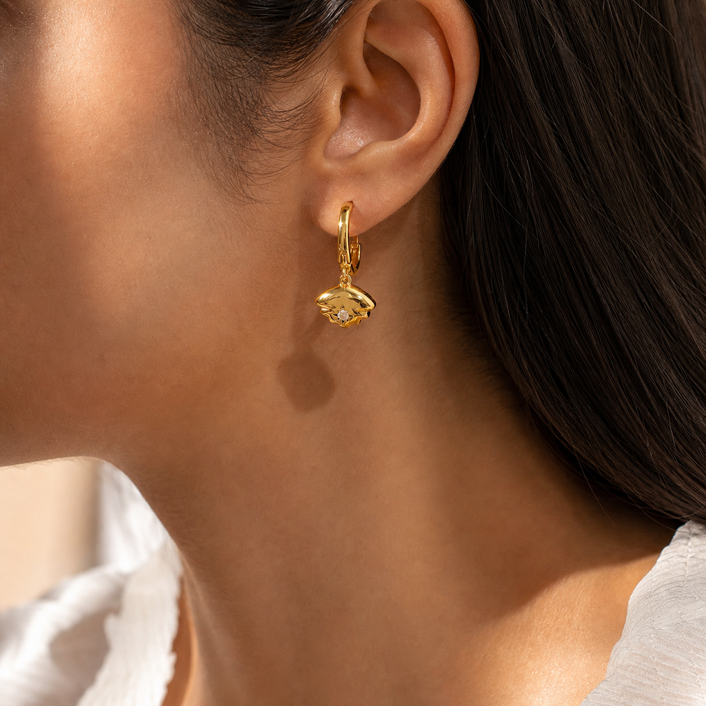 Skye Cloud and Star Earrings - view 2