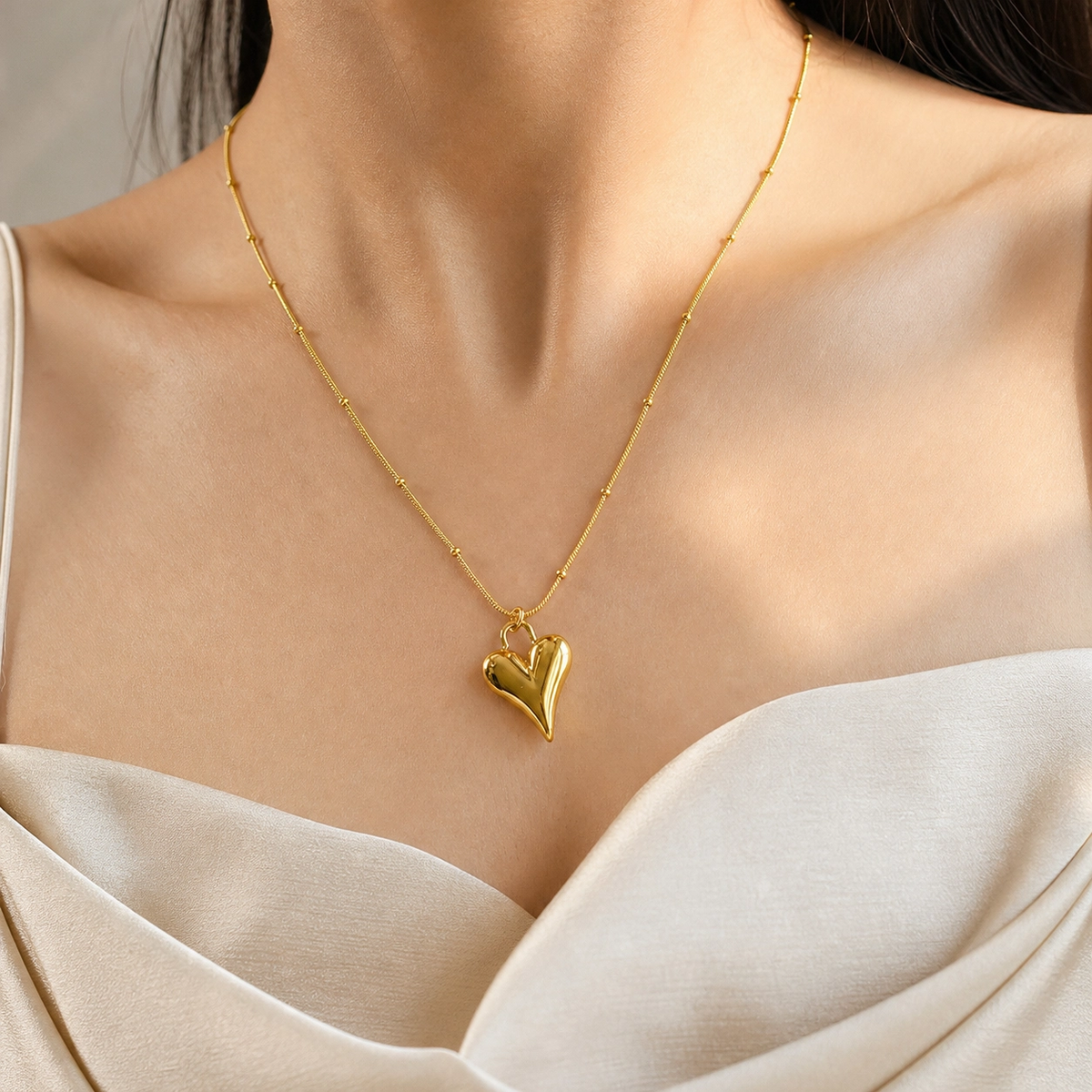 Cleo Heart Pendant Necklace