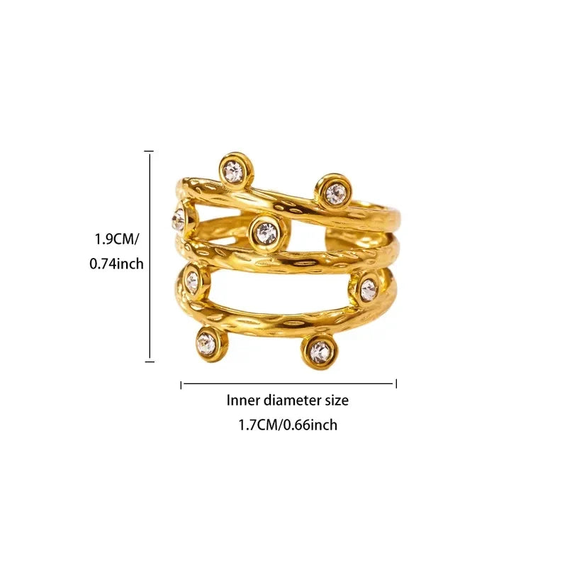Naina Zircon Open Ring - view 5