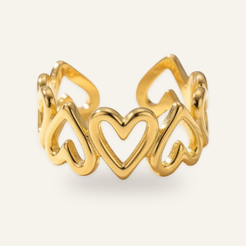 Rumi Open Hearts Ring