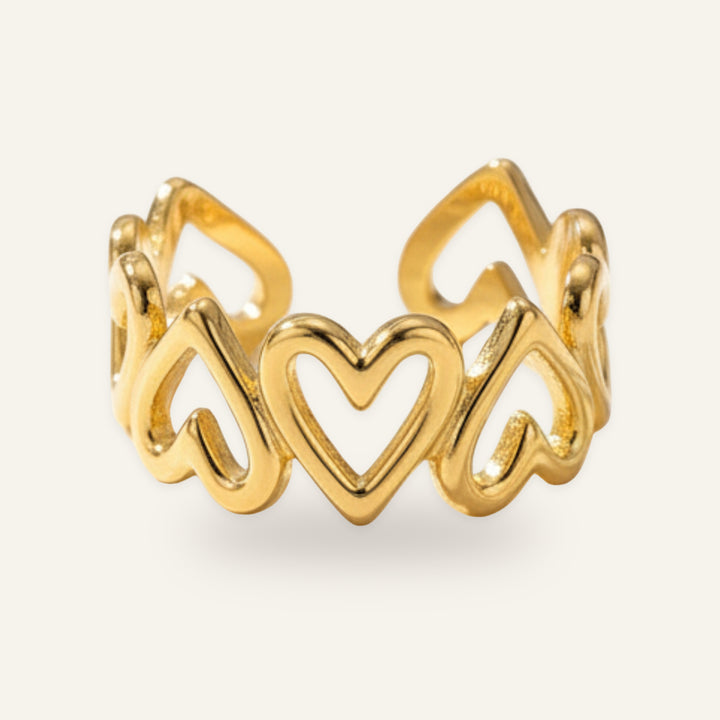 Rumi Open Hearts Ring