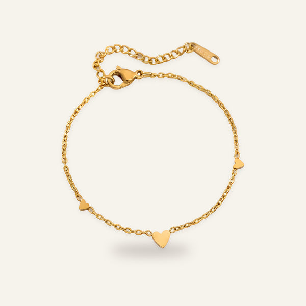 Tia Three Hearts Bracelet